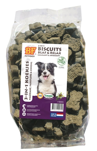 Biofood 3 in 1 Hundkeksen Rinde Entspannen Sie sich