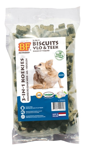 Biofood 3 in 1 Hundkeksen Vlo teek mini