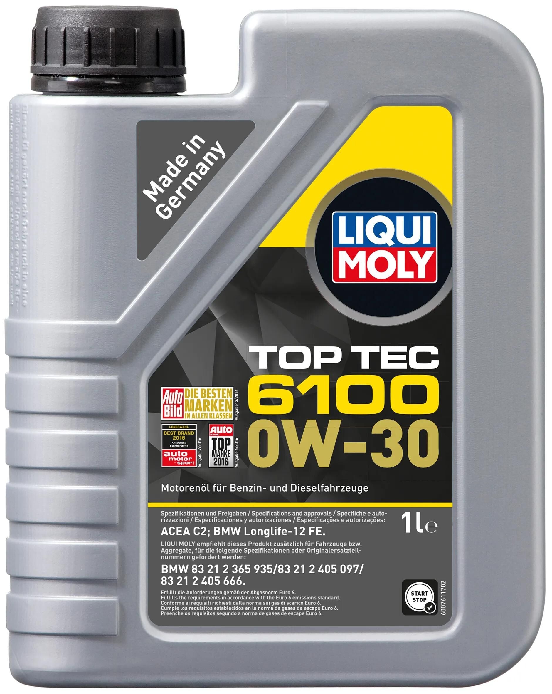 Liqui Moly Motor Oil Top TEC 6100.
