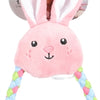 Zolux Welpe Tiny Plüsch Kaninchen mit Seilrosa