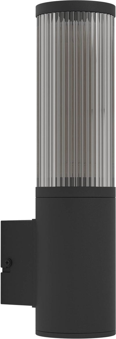 Eglo Salle Außenwandleuchte – E27 – 31 cm – Rauch – Schwarz
