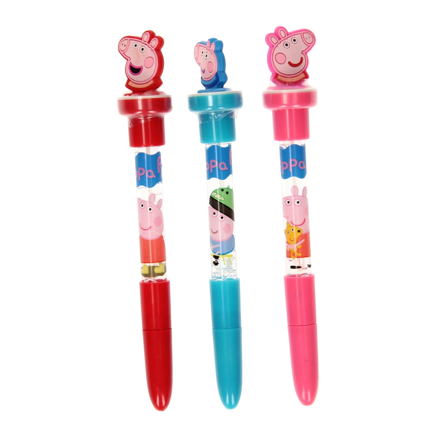 Peppa Pig Pen mit Blasenblase und Stempel
