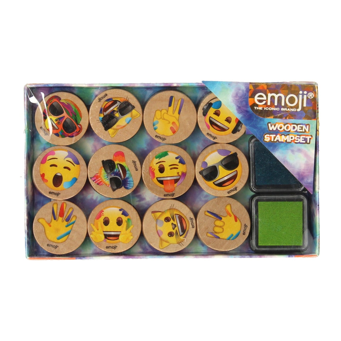 Emoji Holzstempel Set