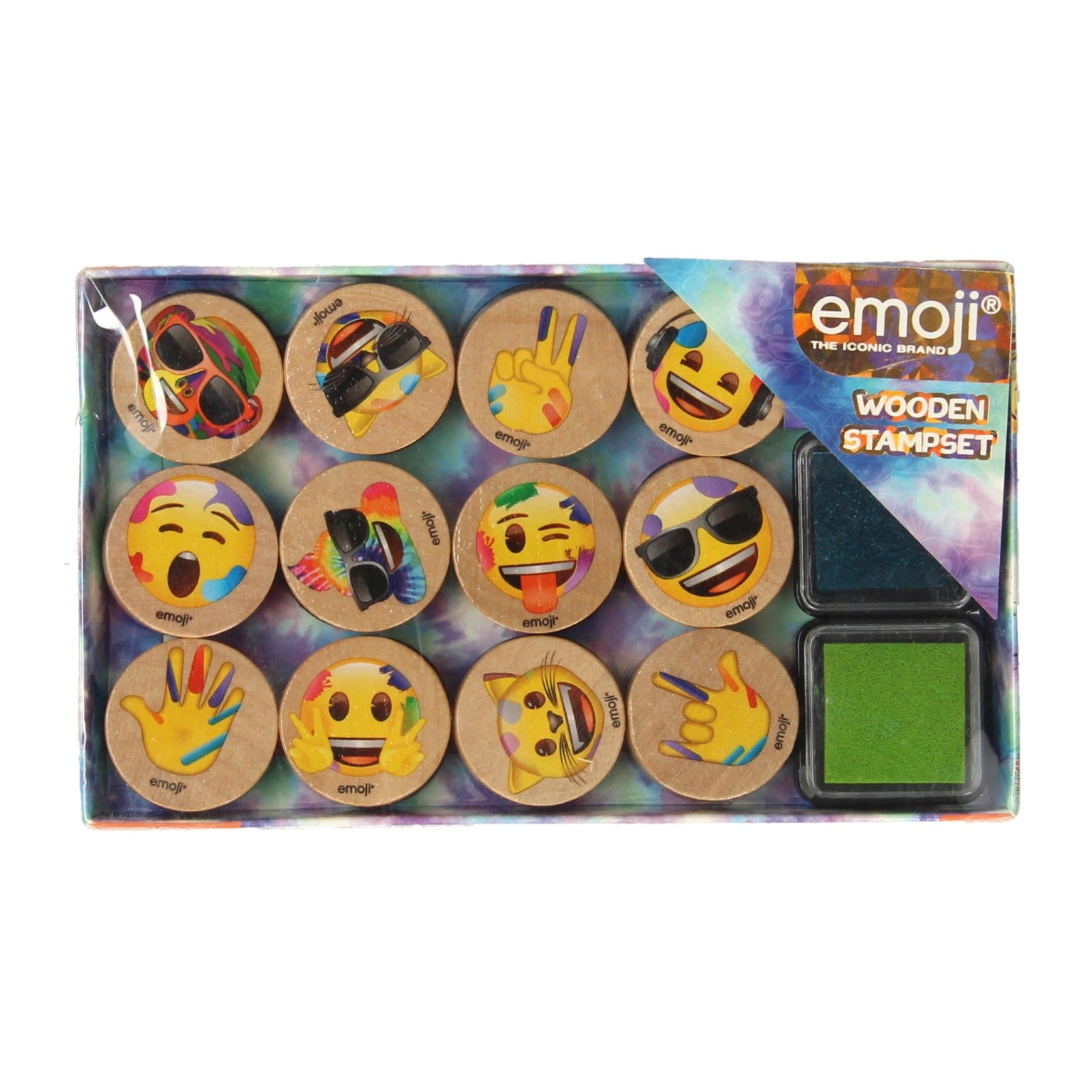 Emoji Holzstempel Set