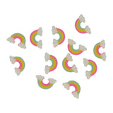 Mini Gummet Regenbogenwolken in Glas, 12st. - afbeelding 2