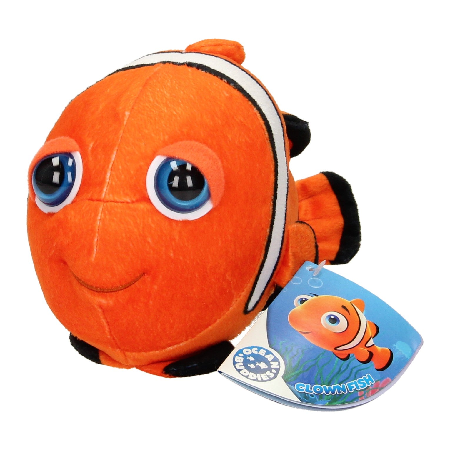 Kuscheltier Großkopf-Plüsch-Clownfisch, 25cm