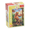Minipuzzle erstaunlicher Dinosaurier, 54 Teile.