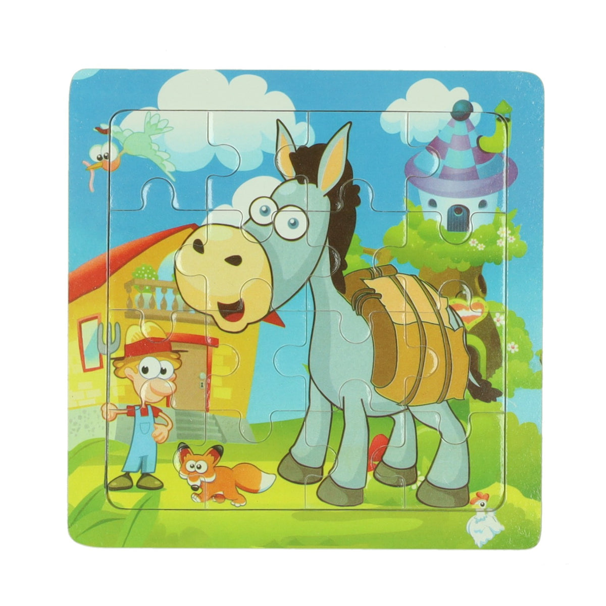 Holzpuzzle Tier, 16st.