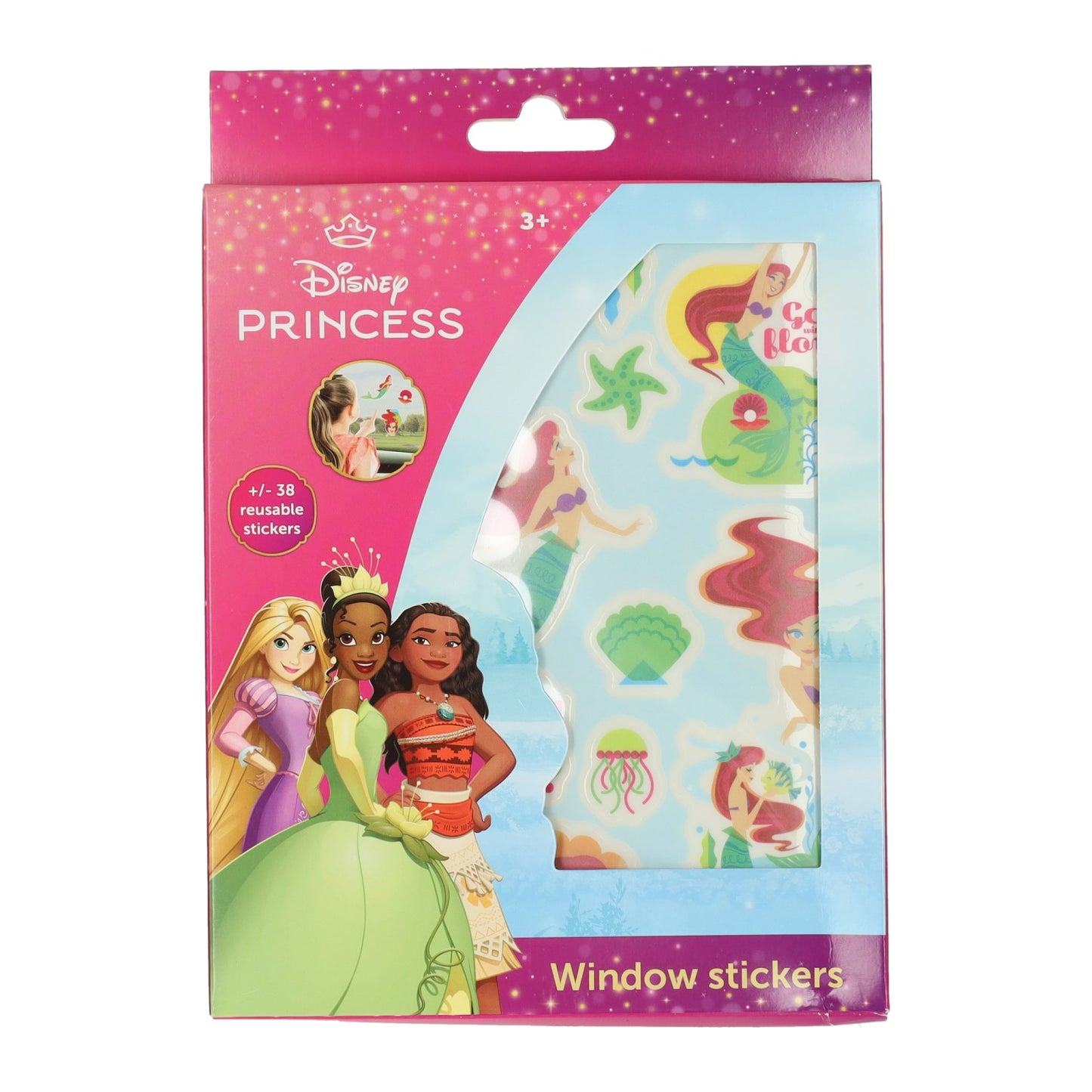 Disney Fensteraufkleber wiederverwendbare Prinzessin