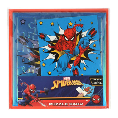 Disney-Puzzlekarte „Spidey“ mit Karte und Umschlag