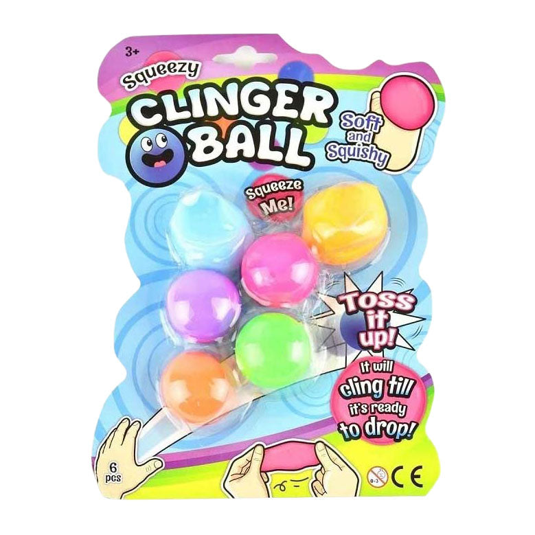 Quetschball Klebewand, 6 Stk