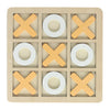 Tic-Tac-Toe-Spiel aus Holz – 14 x 14 cm