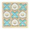 Tic-Tac-Toe-Spiel aus Holz – 14 x 14 cm