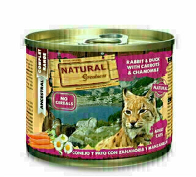 Natürliche Größe Kaninchen Ente mit Karotten und Kamille
