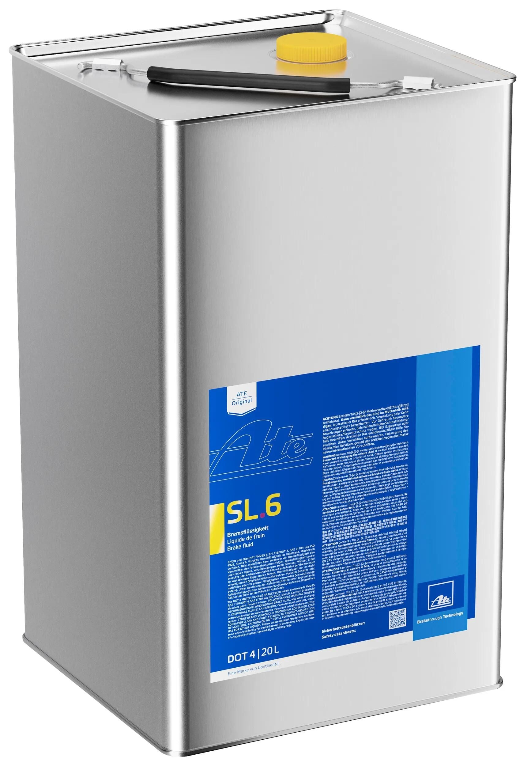 Ate Bremsflüssigkeit 20 l Punkt 4 SL 6