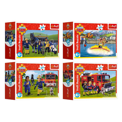 Feuerwehrmann Sam Minipuzzle - 54 Teile.