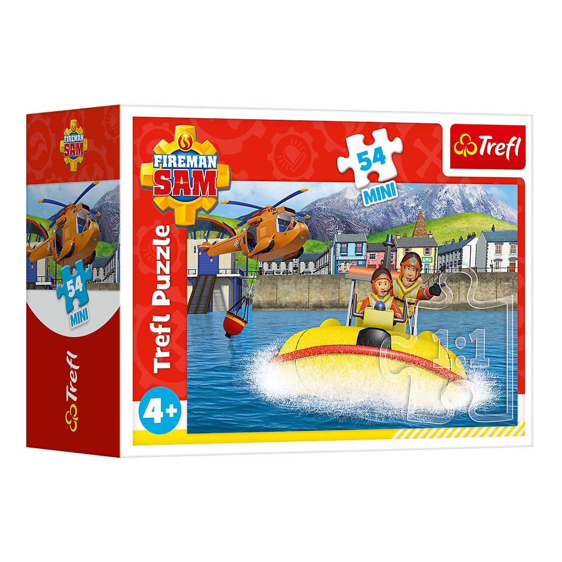 Feuerwehrmann Sam Minipuzzle - 54 Teile.