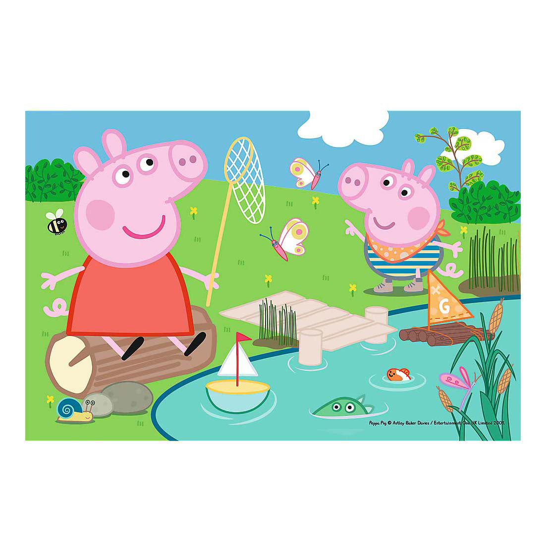 Peppa Pig Minipuzzle – 54 Teile.