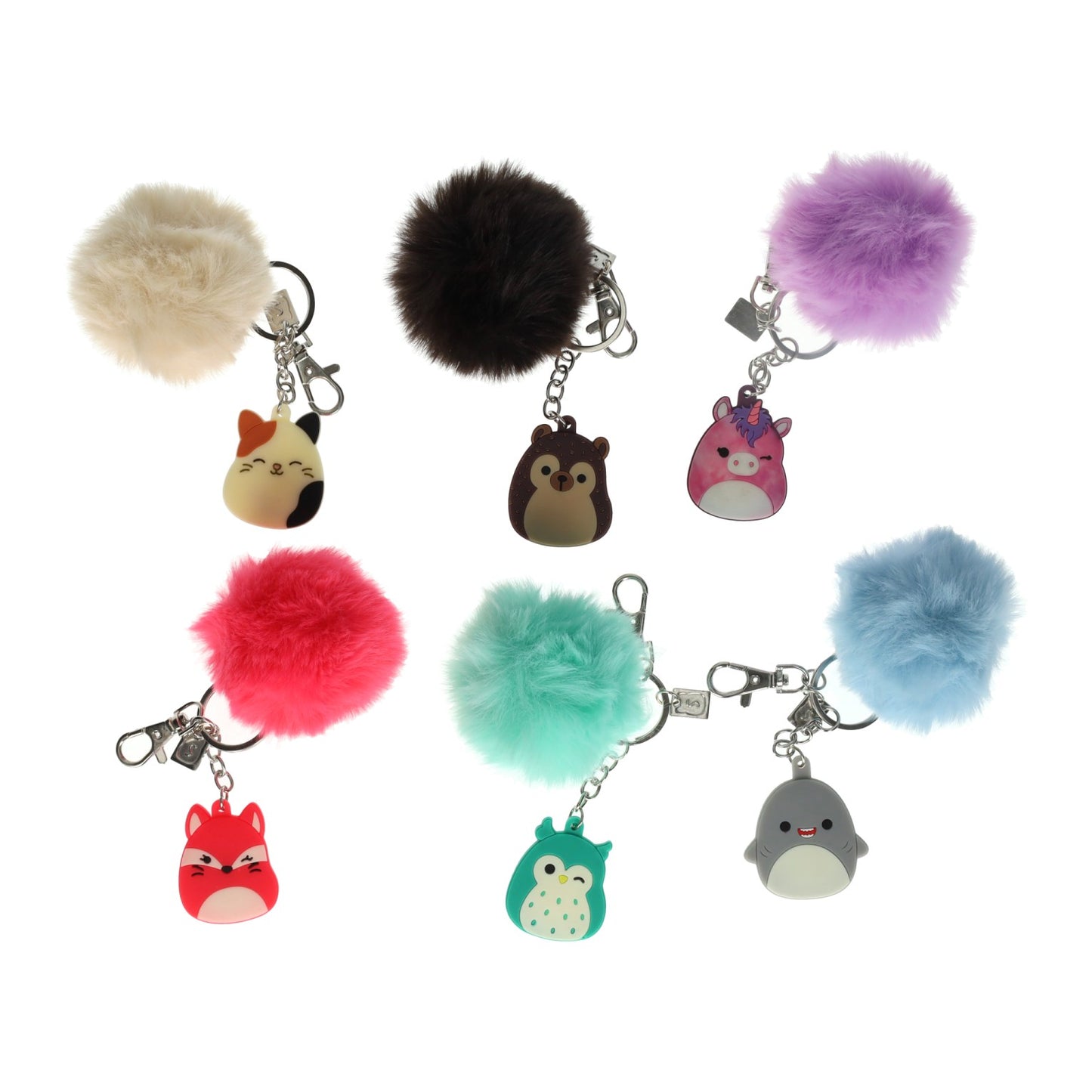 Squishmallows Pompon-Schlüsselanhänger