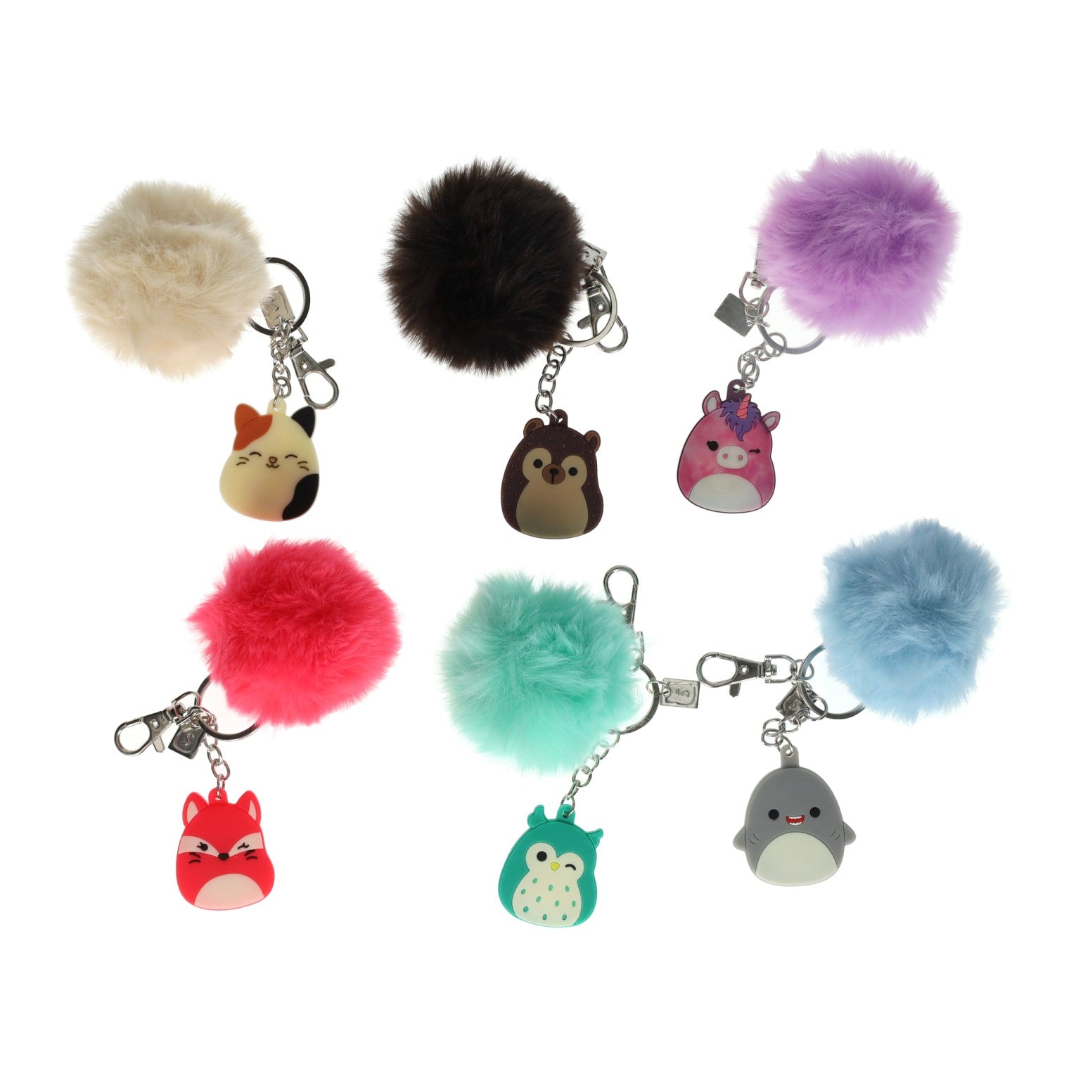 Squishmallows Pompon-Schlüsselanhänger