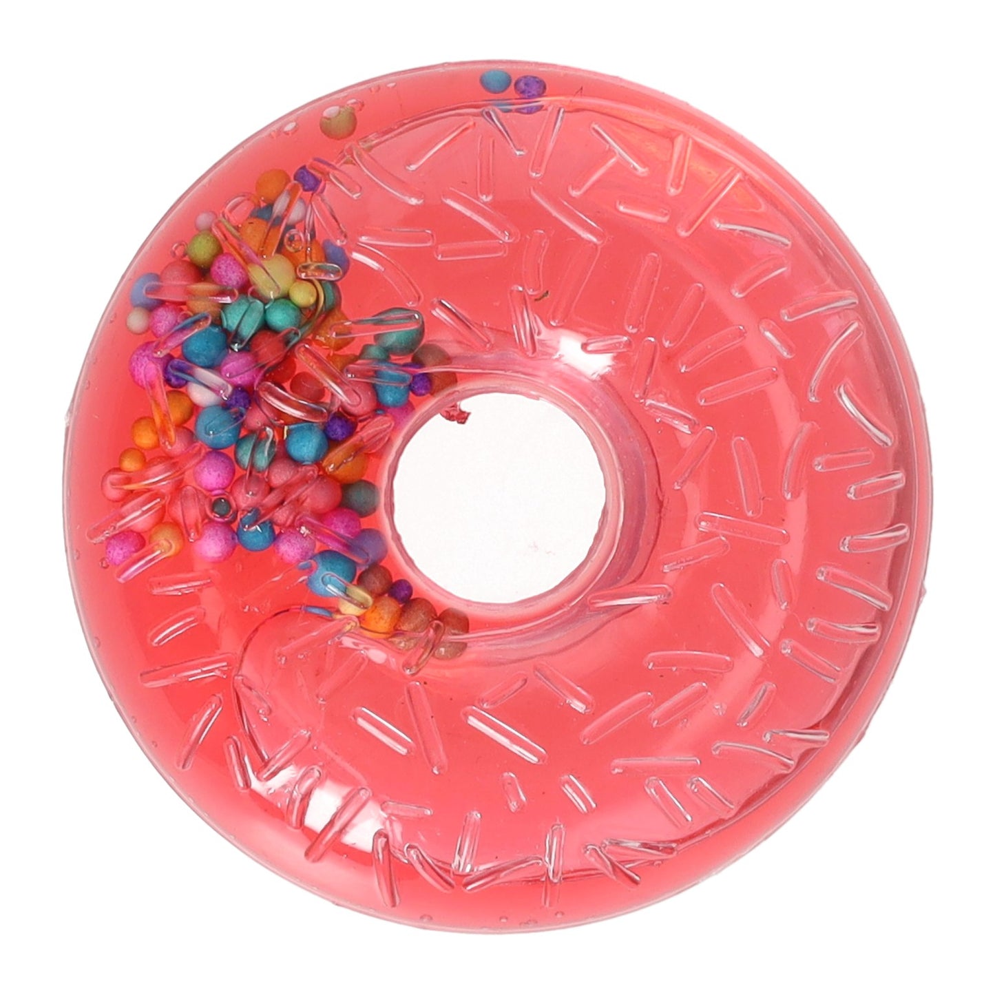 Mit Glitzer gefüllter Donut 50gr - 6cm