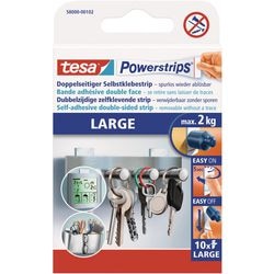 Tesa Steckdosenleisten groß 10 Stück weiß
