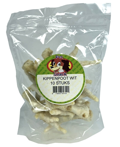 Petsnack Hühnerbeine weiß