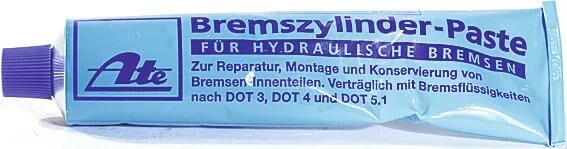 Atzbremszylinderpaste -Rohr gegessen
