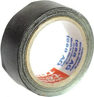 Tesa -Räder oder Stoff tippen Sie auf 19 mm, 2,75 m schwarz