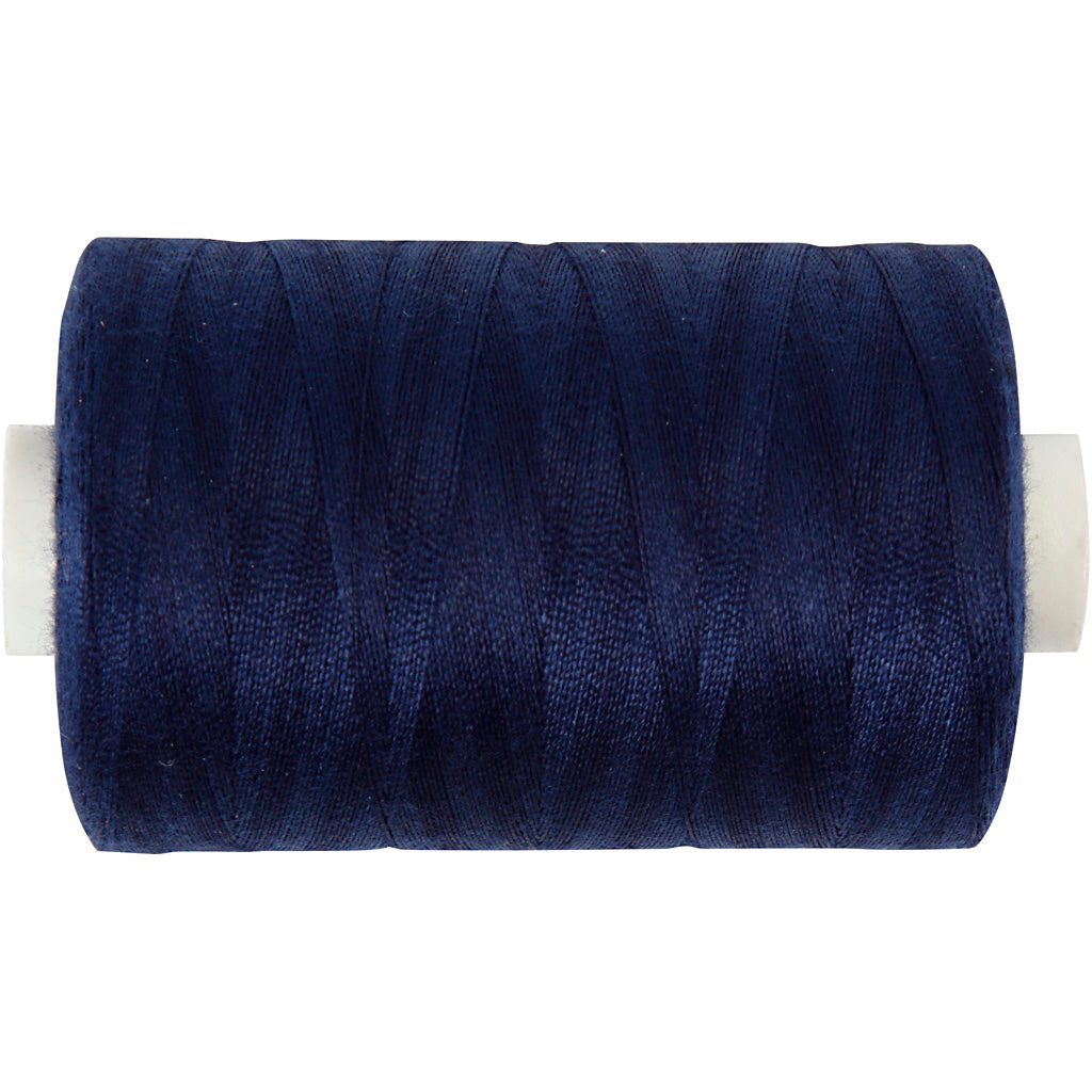 Creativ Company Nähgarn, Marineblau, 1000 m 1 Rolle