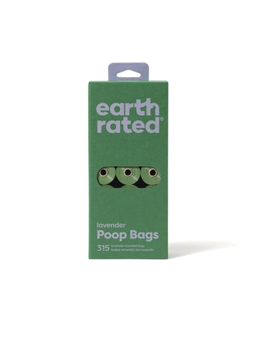 Erde bewertete Poo -Taschen Lavendel recycelt