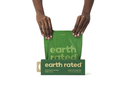 Erde bewertete Poo -Taschen Lavendel recycelt