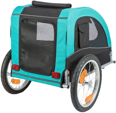 Trixie Dog Bike Cart in limitierter Auflage schwarzer Türkis