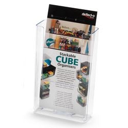 Wandmontage-Prospekthalter Viking DE76001 transparent
