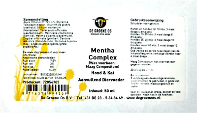 Grüne Os Mentha Complex Katze