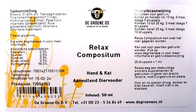 Green OS Relax Compositum Cat