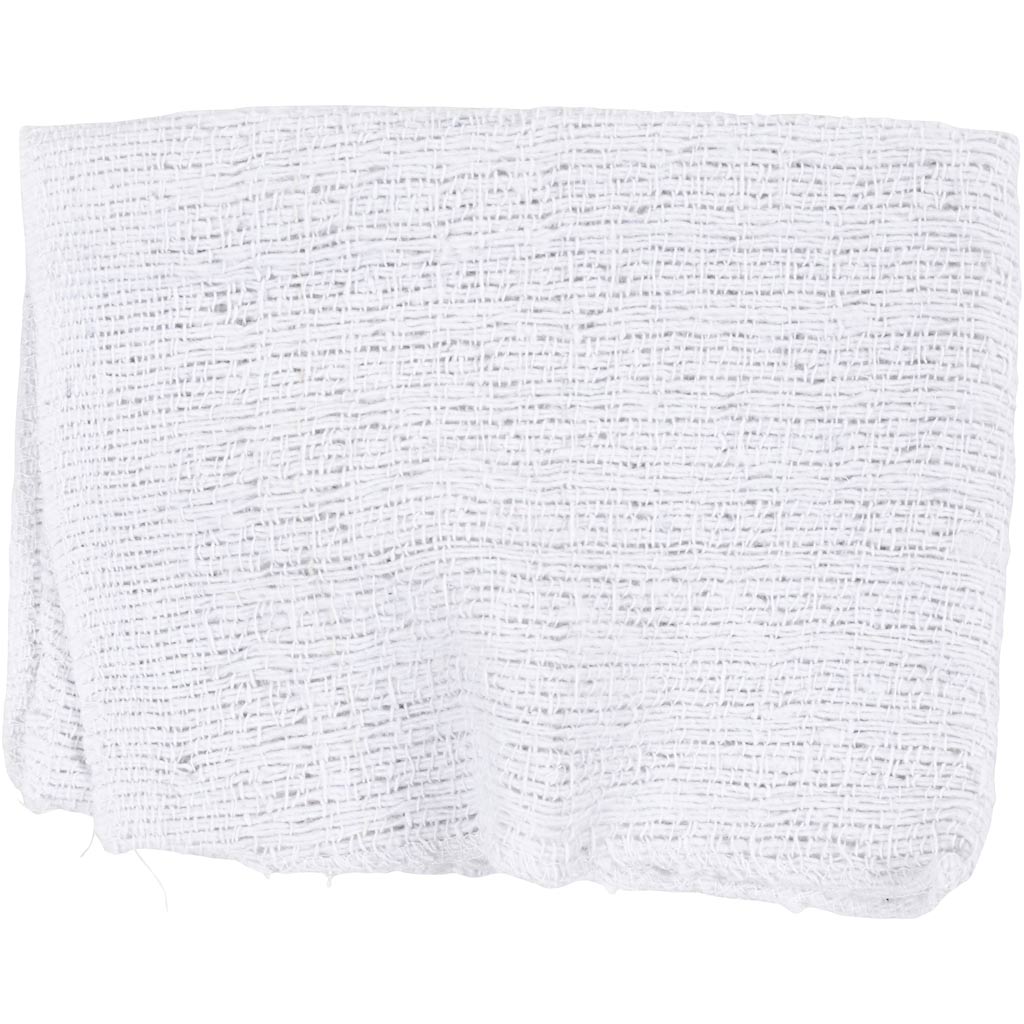 Creativ Company Stofftuch, 2. Wahl Qualität - locker gewebt, Größe 38x44 cm, natur, 20 Stück 1 Karton
