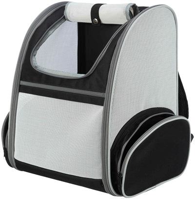 Trixie Hundetasche Rucksack Chloe hellgrau Schwarz
