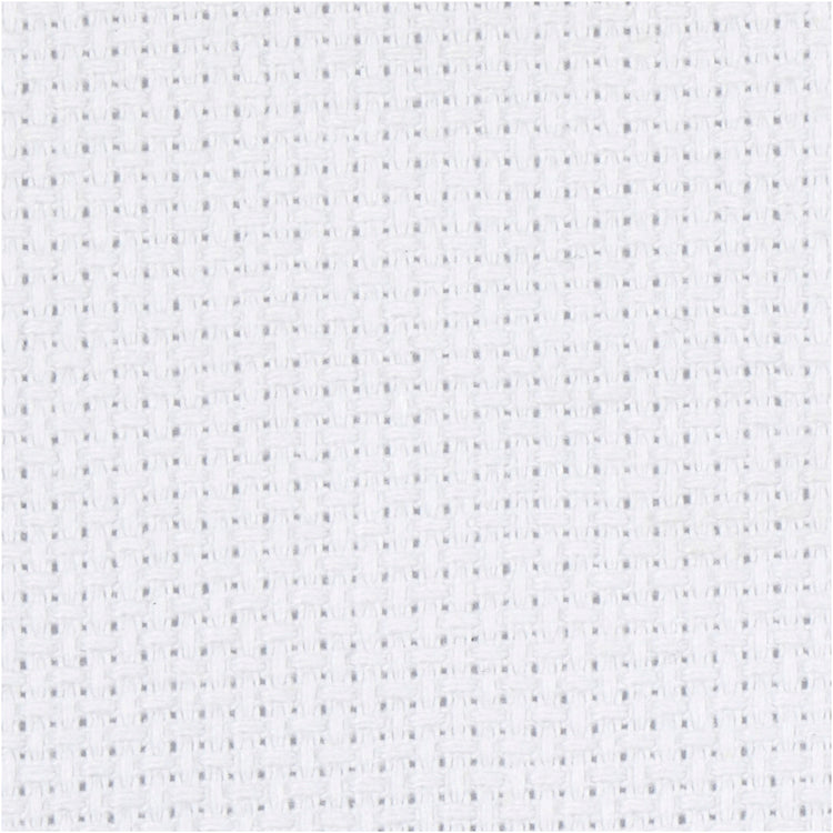 Kreativfirma Aida White 70 Quadrate pro 10 cm, 50x50 cm