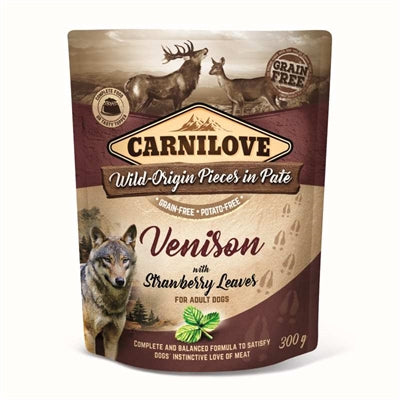 Carnilove Hundebeutelhirsch Erdbeerblatt