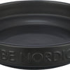 Trixie Be Nordic Food Bowl Cat Ceramic Gummi schwarz