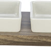 Trixie Food Bowl Hunde Set Citystyle Keramikgrau Braun