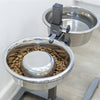 Trixie Food Bowl Hund langsam Fütterung Edelstahl