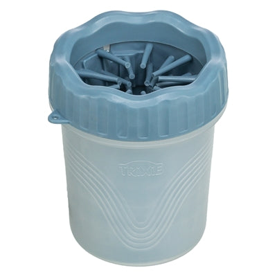 Trixie Poot Cleaner für das Hund Silikon PP Blau