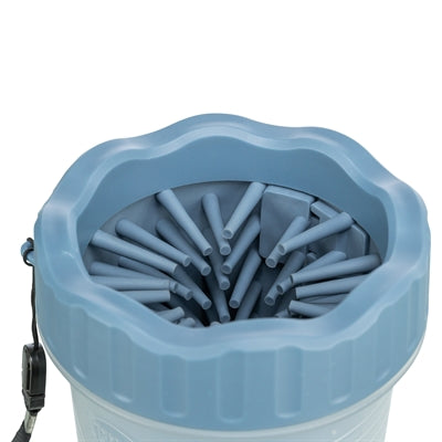 Trixie Poot Cleaner für das Hund Silikon PP Blau