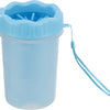 Trixie Poot Cleaner für das Hund Silikon PP Blau