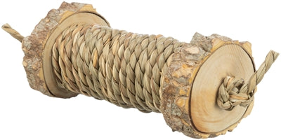 Trixie Speelrol für Nagetiere mit Seegras aus Holz