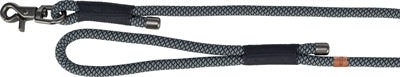 Trixie Soft Seilhund Leine schwarz grau