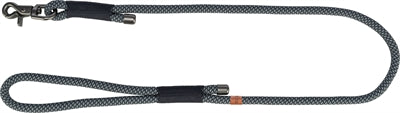 Trixie Soft Seilhund Leine schwarz grau