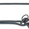 Trixie Soft Seilhund Leine verstellbar schwarz grau